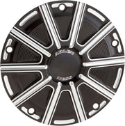 Arlen Ness 10-Gauge Derby Cover For Harley Davidson FLD 1690 2012-2013 - Black Silver