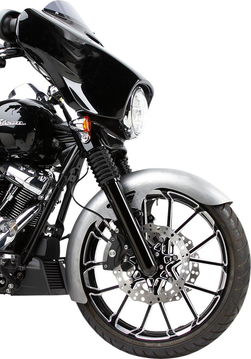 Arlen Ness Real Steel Rapper Front Fender For Harley Davidson FLH 1868 2021 Front - Unfinished