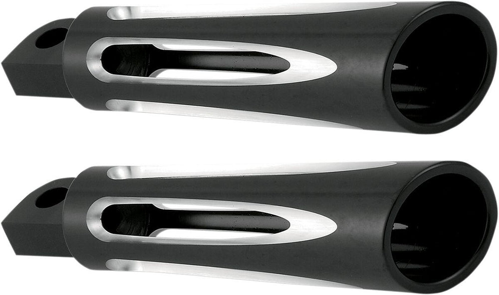Arlen Ness Ness-Tech Footpegss For Harley Davidson FLD 1690 2012-2013 - Aluminum Black