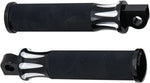 Arlen Ness Fusion Male-Mount Footpegss For Harley Davidson FLD 1690 2012-2013 - Aluminum Black