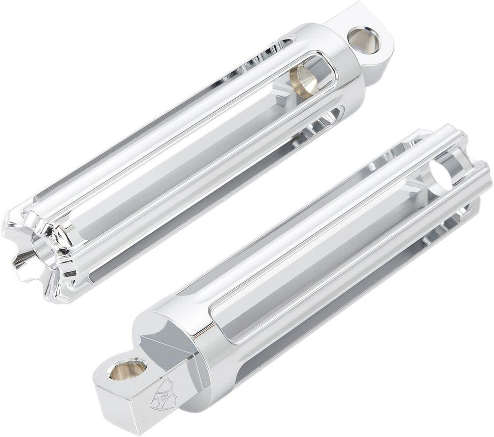 Arlen Ness 10-Gauge Male-Mount Footpegs For Harley Davidson FLD 1690 2012-2013 - Chrome