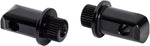 Arlen Ness Splined Peg Mount For Indian Chief 105 2010-2013 Fits Front Or Rear - Black