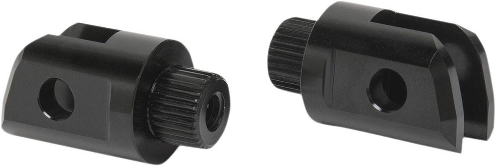 Arlen Ness Splined Peg Mount For Indian Chief 105 2010-2013 Fits Front Or Rear - Black