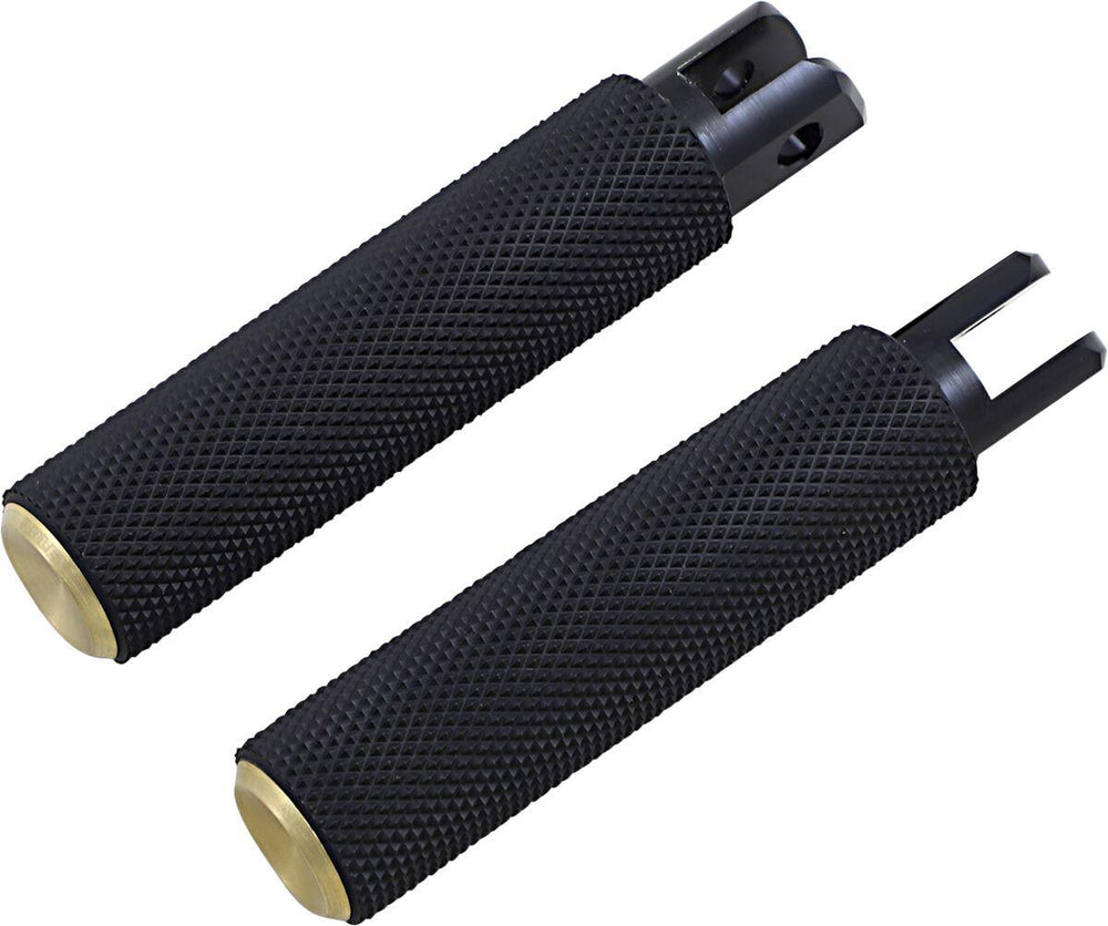 Arlen Ness M-Eight Fusion Footpegss For Harley Davidson FLDE 1750 2019-2020 - Black Brass