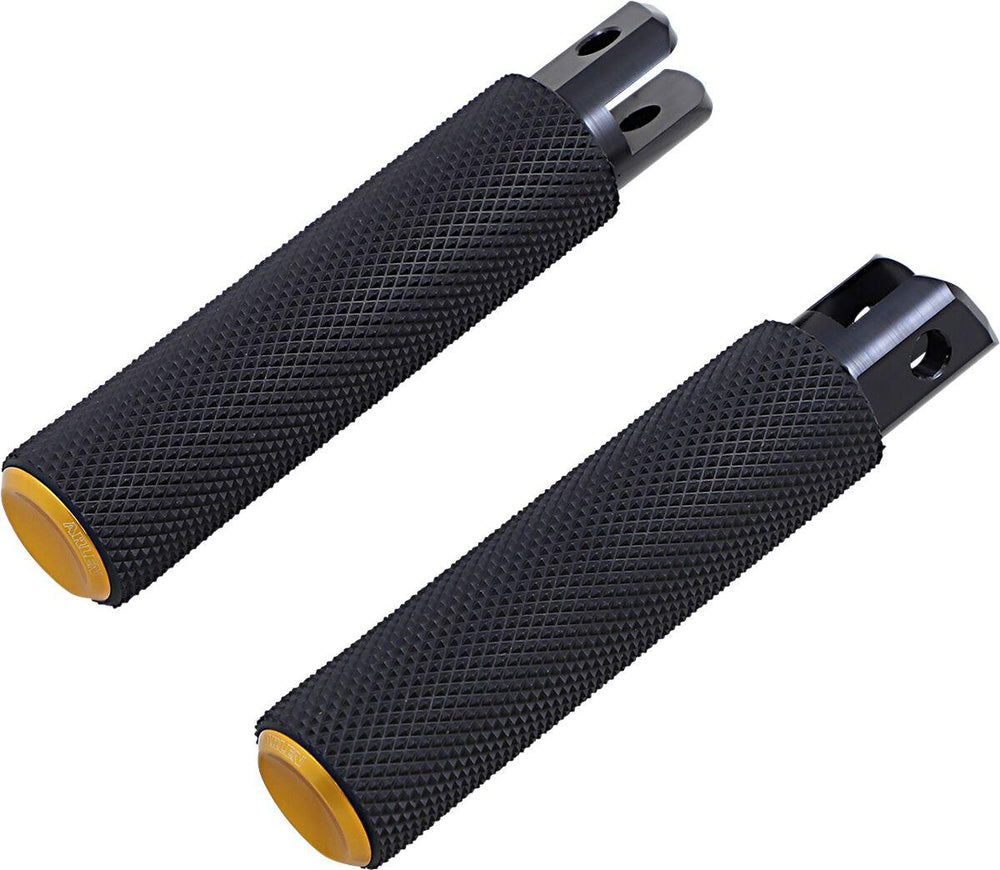 Arlen Ness M-Eight Fusion Footpegs For Harley Davidson FLDE 1750 2019-2020 - Black Gold