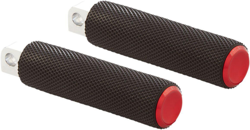 Arlen Ness M-Eight Fusion Footpegs For Harley Davidson FLDE 1750 2018-2020 - Black Red