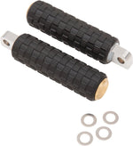 Arlen Ness Fusion Male-Mount Footpegss For Harley Davidson FLD 1690 2012-2013 - Black Brass