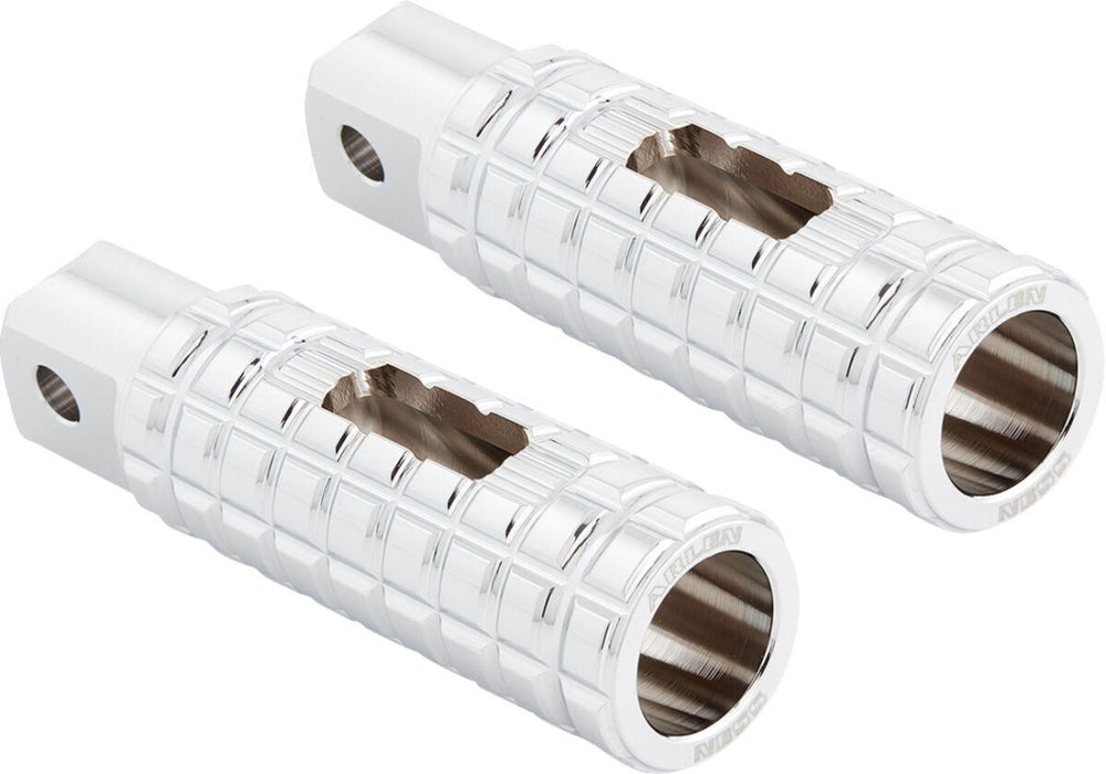 Arlen Ness SpeedLiner Footpegss For Harley Davidson FLDE 1750 2018-2020 - Chrome