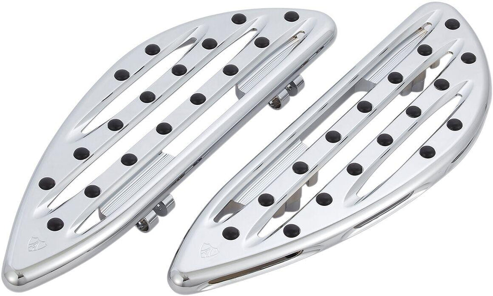 Arlen Ness Deep Cut Floorboards For Harley Davidson FLD 1690 2012-2013 - Chrome