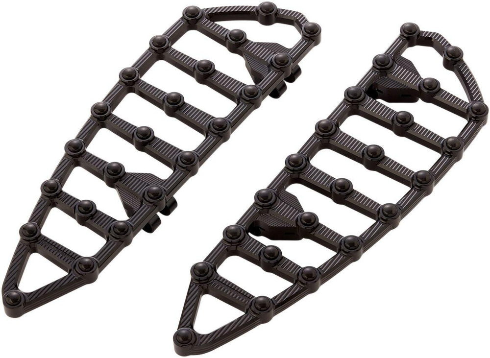 Arlen Ness MX Billet Floorboards For Harley Davidson FLHR 1340 1994-1998 - Black