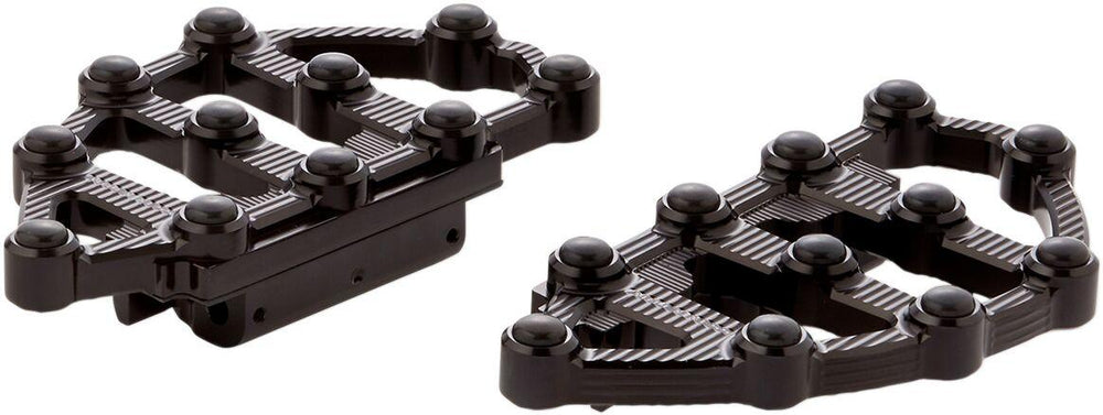 Arlen Ness MX Billet Floorboards For Harley Davidson FLHR 1340 1994-1998 - Black