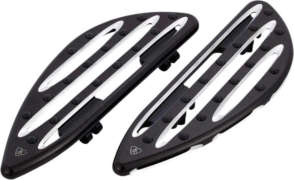 Arlen Ness Deep Cut Floorboards For Harley Davidson FLDE 1750 2018-2020 - Black