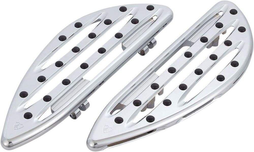 Arlen Ness Deep Cut Floorboards For Harley Davidson FLDE 1750 2018-2020 - Chrome