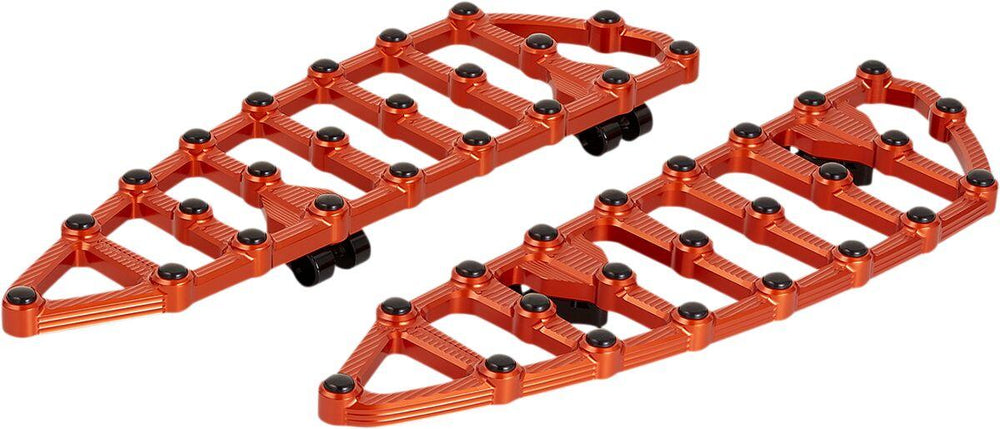 Arlen Ness MX Billet Floorboards For Harley Davidson FLDE 1750 2018-2020 - Orange