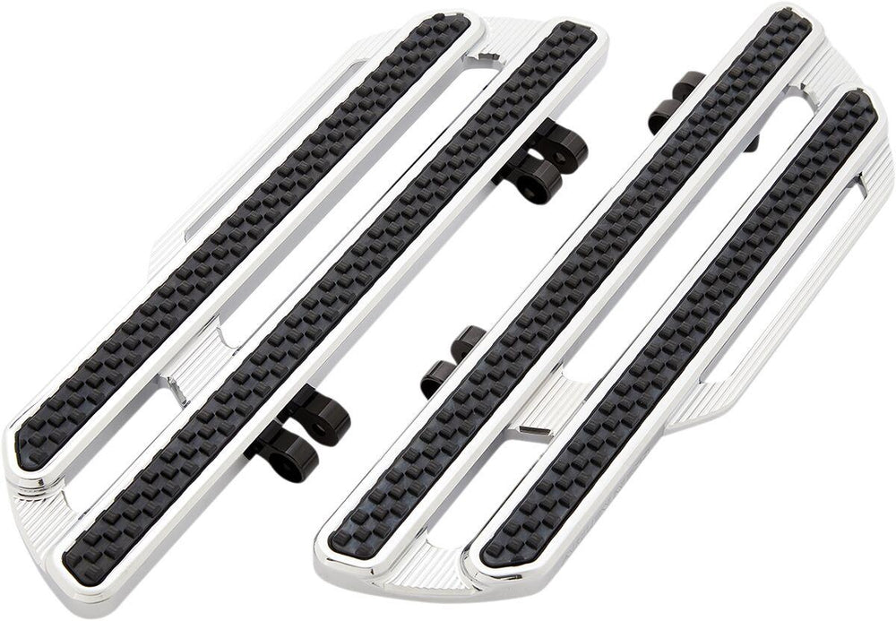 Arlen Ness Method Driver Floorboards For Harley Davidson FLH 1868 2021 - Black Chrome