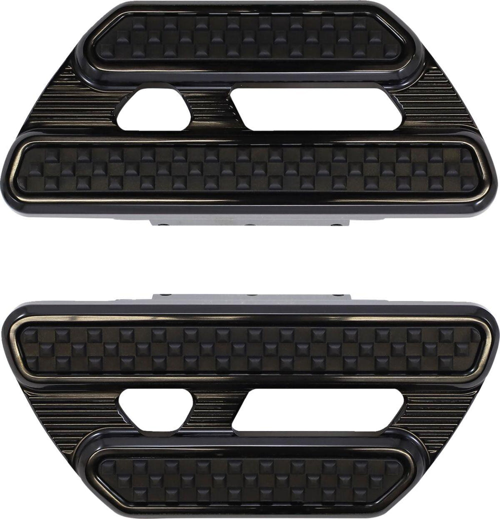 Arlen Ness Method Passenger Floorboards For Harley Davidson FLD 1690 2012-2013 - Black