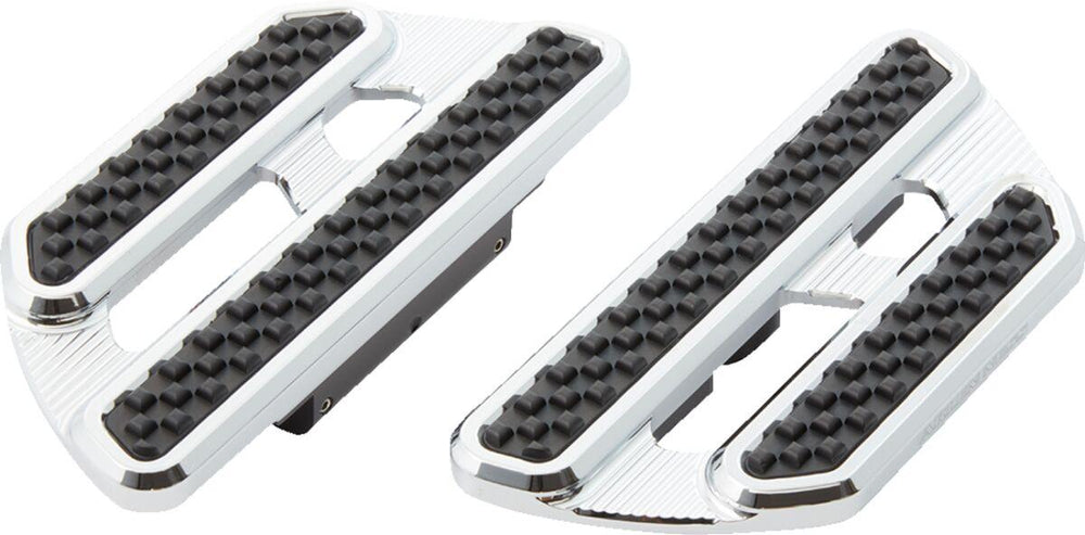 Arlen Ness Method Passenger Floorboards For Harley Davidson FLD 1690 2012-2013 - Black Chrome