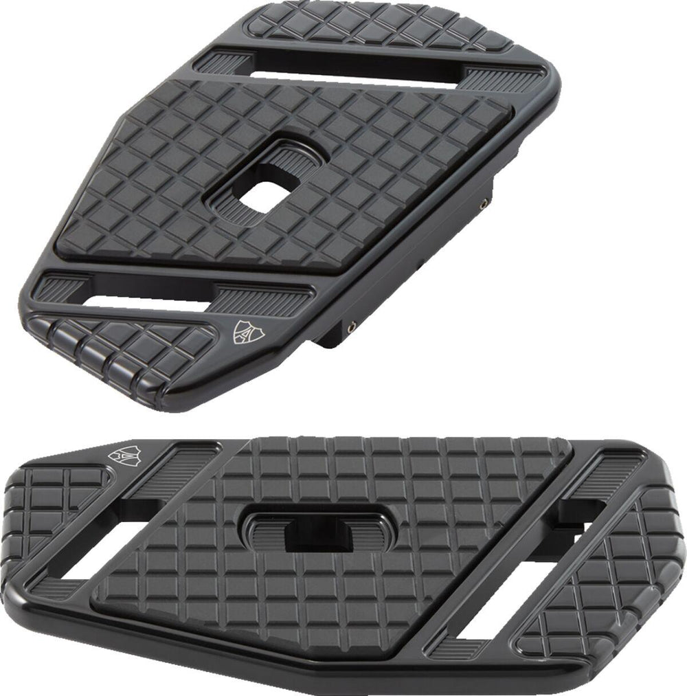 Arlen Ness SpeedLiner Passenger Floorboards For Harley Davidson FLD 1690 2012-2013 - Black