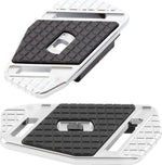 Arlen Ness SpeedLiner Passenger Floorboards For Harley Davidson FLD 1690 2012-2013 - Black Chrome