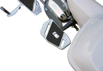 Arlen Ness SpeedLiner Passenger Floorboards For Harley Davidson FLD 1690 2012-2013 - Black Chrome