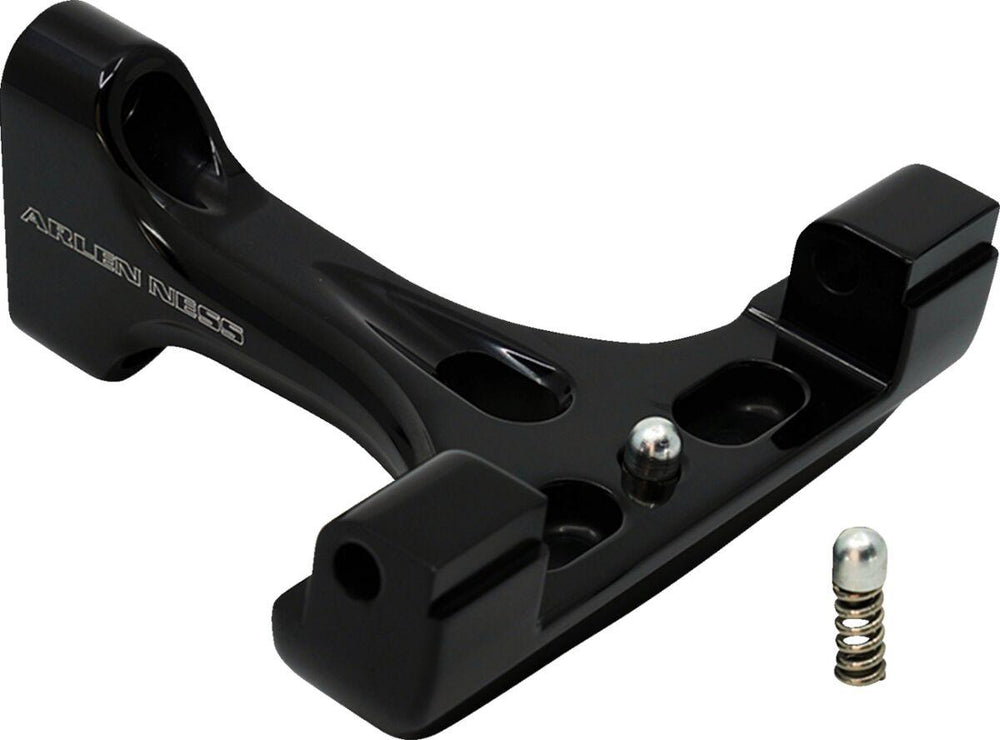 Arlen Ness Forged Passenger Floorboard Mounts For Harley Davidson FLH 1868 ABS 2021 - Black