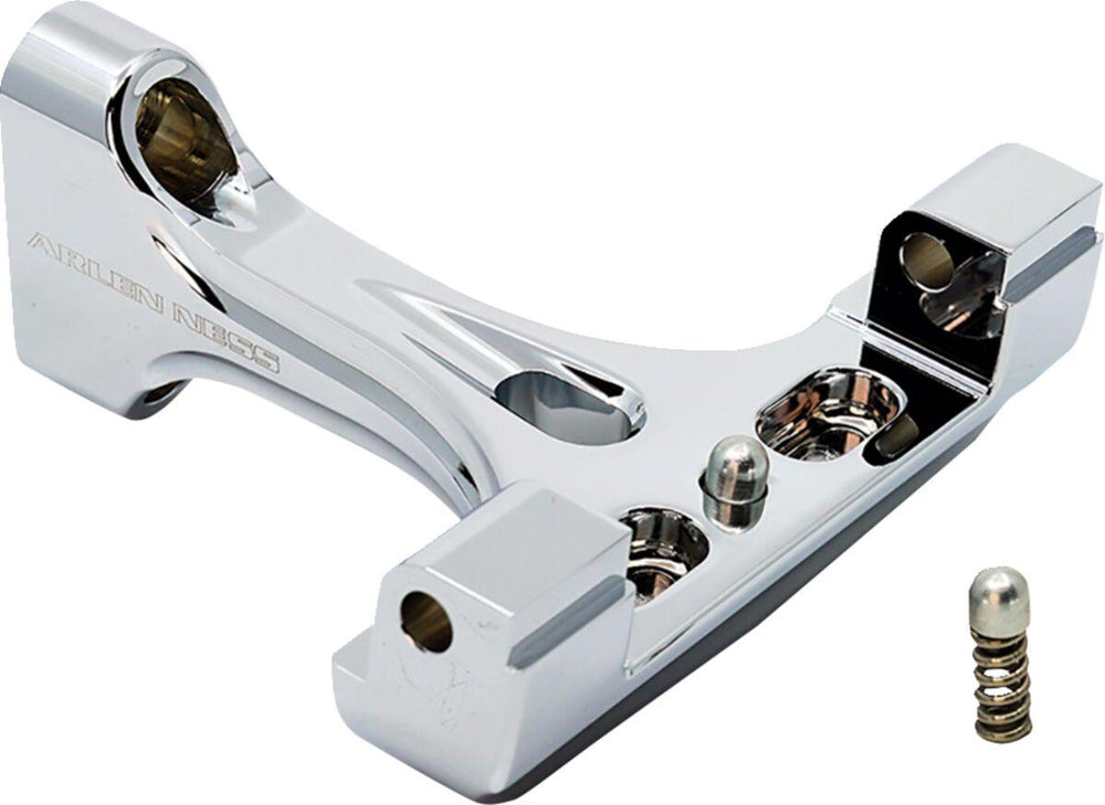 Arlen Ness Forged Passenger Floorboard Mounts For Harley Davidson FLH 1868 ABS 2021 - Chrome
