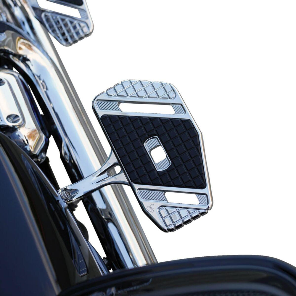 Arlen Ness Forged Passenger Floorboard Mounts For Harley Davidson FLH 1868 ABS 2021 - Chrome
