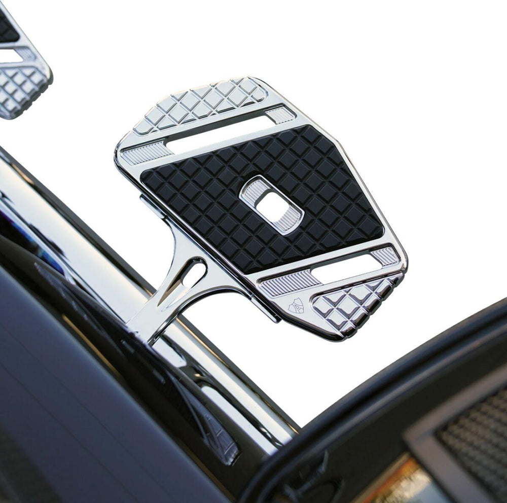 Arlen Ness Forged Passenger Floorboard Mounts For Harley Davidson FLH 1868 ABS 2021 - Chrome