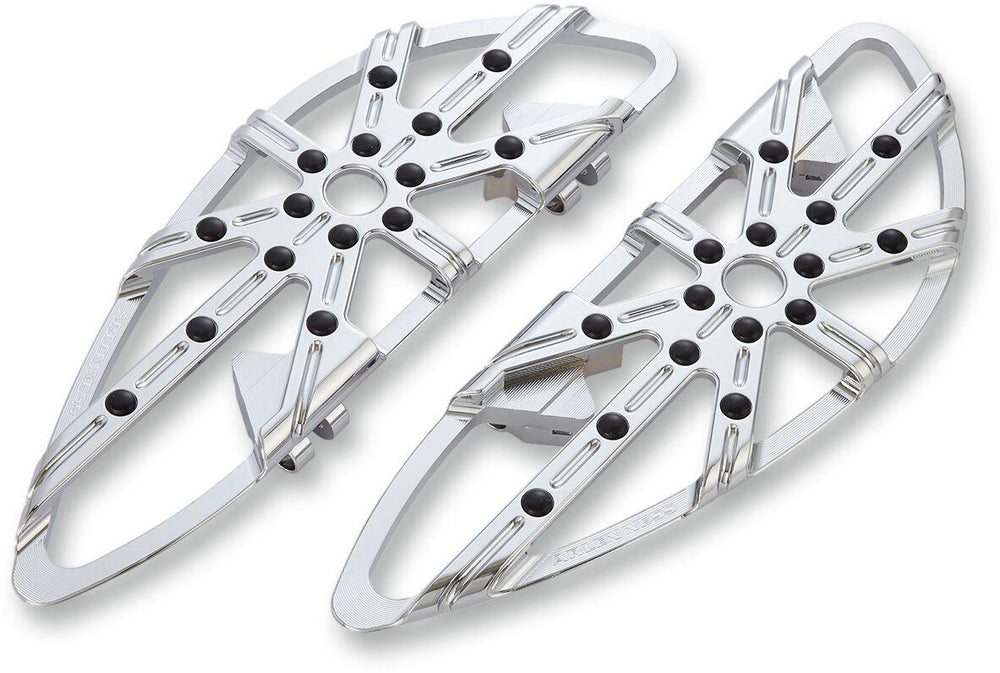 Arlen Ness Adjustable Driver Floorboards For Harley Davidson FLHR 1584 2008-2009 - Chrome