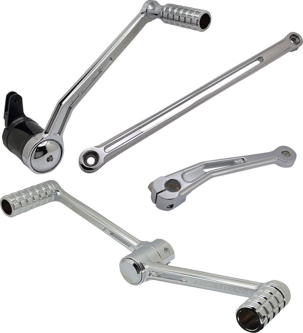Arlen Ness SpeedLiner Foot Control Kit For Harley Davidson FLHR 1450 2000-2003 - Chrome