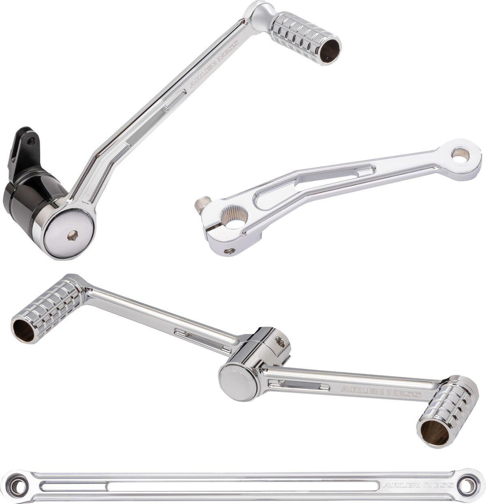 Arlen Ness SpeedLiner Foot Control Kit For Harley Davidson FLHR 1450 2000-2003 - Chrome