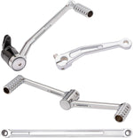 Arlen Ness SpeedLiner Foot Control Kit For Harley Davidson FLHR 1450 2000-2003 - Chrome