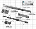 Legend Suspension REVO-A Adjustable Softail Heavy Duty Coil Suspension Shocks For Harley Davidson FLS 1690 2012-2016