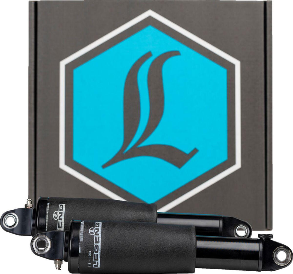 Legend Suspension Air-A V-Rod Adjustable Air Suspension For Harley Davidson VRSCAW 1130 2007 Rear - Black