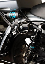 Legend Suspension REVO ARC Remote Reservoir External Mount For Harley Davidson FLHR 1690 - Black