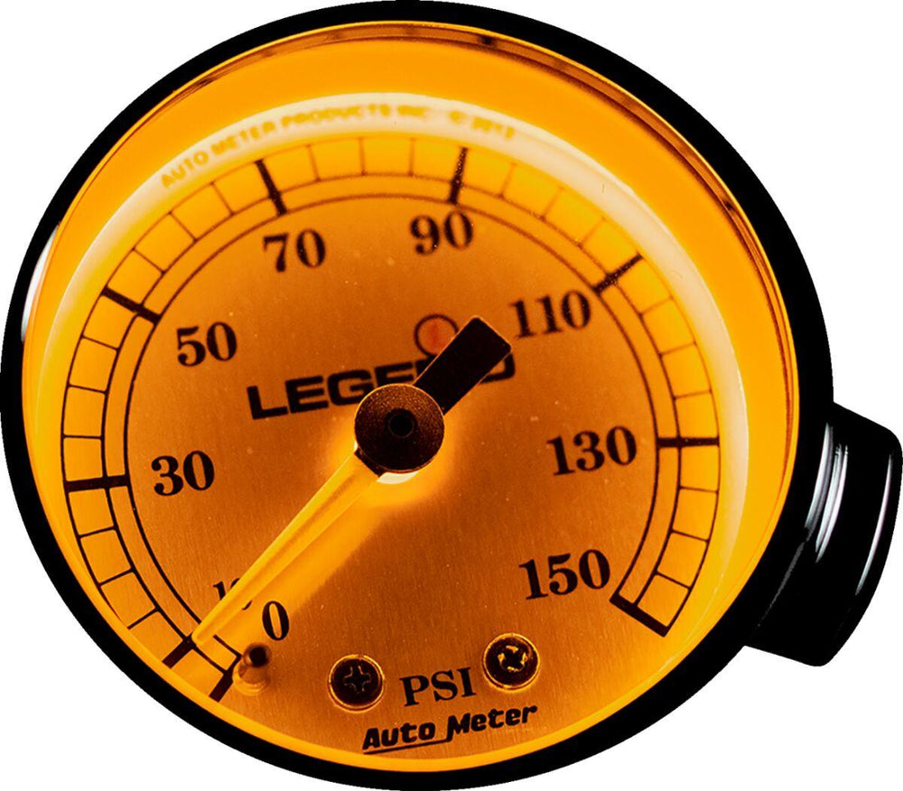 Legend Suspension Fairing Mounted LED Backlit PSI Gauge For Harley Davidson FLHT 1450 1999-2003