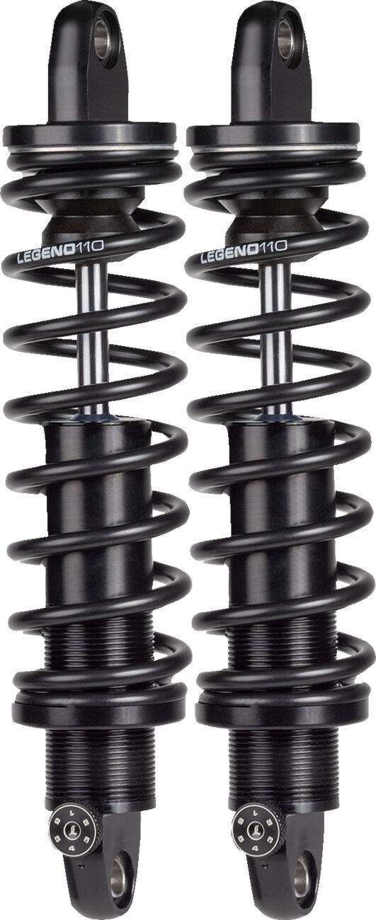 Legend Suspension REVO-A  Adjustable Trike Coil Suspension For Harley Davidson FLHT 1750 Rear 330.00 mm (13.00") - Black