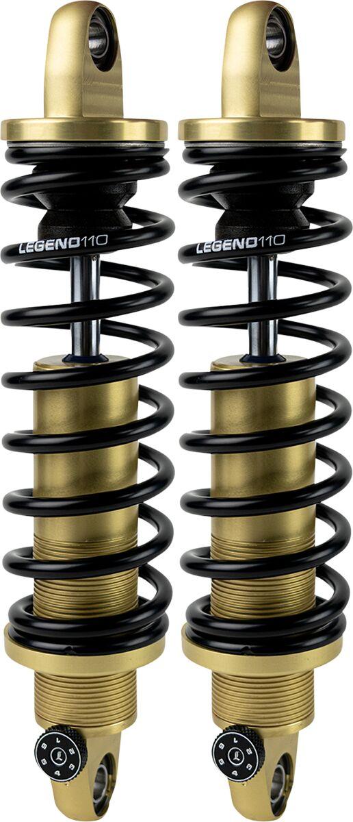 Legend Suspension Revo-A Coil Suspension Shocks For Harley Davidson FLD 1690 2012-2013 Rear 305.00mm (12.00") - Gold