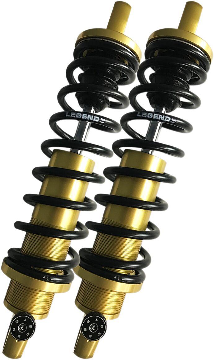 Legend Suspension Revo-A Coil Suspension Shocks For Harley Davidson FLD 1690 2012-2013 Rear 305.00mm (12.00") - Gold