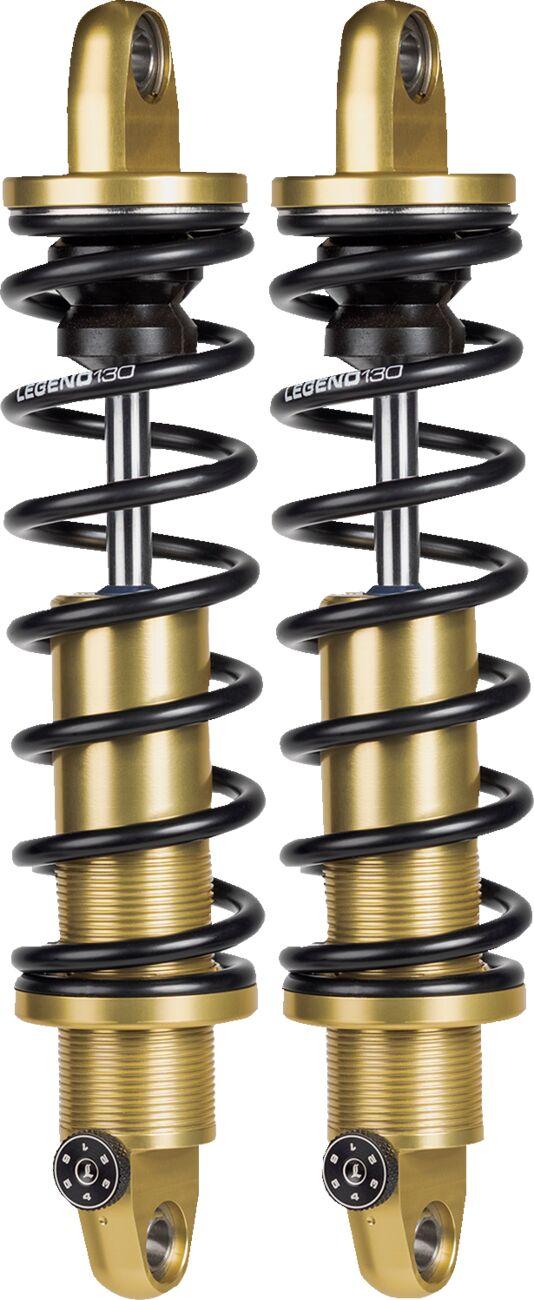 Legend Suspension Revo-A Heavy Duty Coil Suspension Shocks For Harley Davidson FLD 1690 2012-2013 Rear 305.00mm (12.00") - Gold