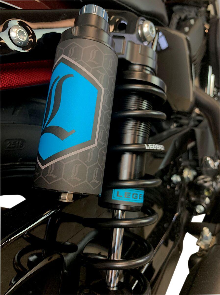 Legend Suspension REVO ARC Piggyback Heavy Duty Coil Suspension Shocks For Harley Davidson XL 1200 C 2004-2020 Rear 356.00mm (14.00")