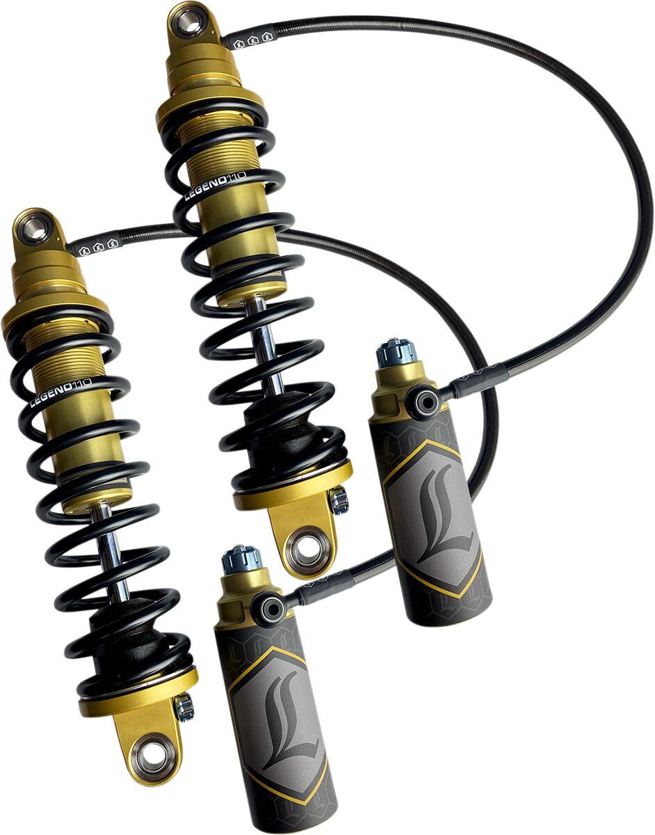 Legend Suspension REVO ARC Remote Reservoir FL Coil Suspension For Harley Davidson FLHR 1690 Rear 330.20 mm (13.00") - Gold