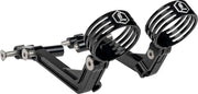 Legend Suspension REVO ARC Billet Remote Reservoir External Mounts For Harley Davidson FLH 1868 2021 - Black