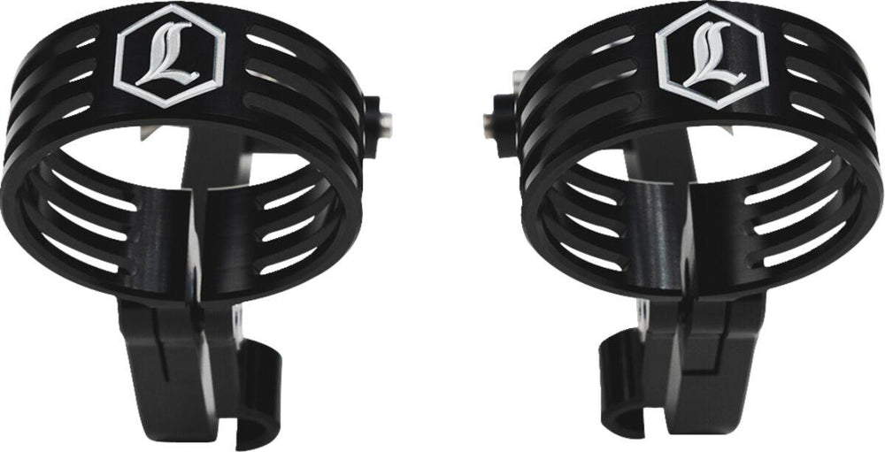 Legend Suspension REVO ARC Billet Remote Reservoir External Mounts For Harley Davidson FLH 1868 2021 - Black