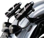 Legend Suspension REVO ARC Billet Remote Reservoir External Mounts For Harley Davidson FLH 1868 2021 - Black