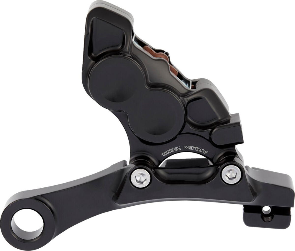 Arlen Ness Ness Tech Four Piston Caliper For Harley Davidson FLD 1690 2012-2013 Rear - Black