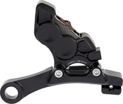 Arlen Ness Ness Tech Four Piston Caliper For Harley Davidson FLD 1690 2012-2013 Rear - Black