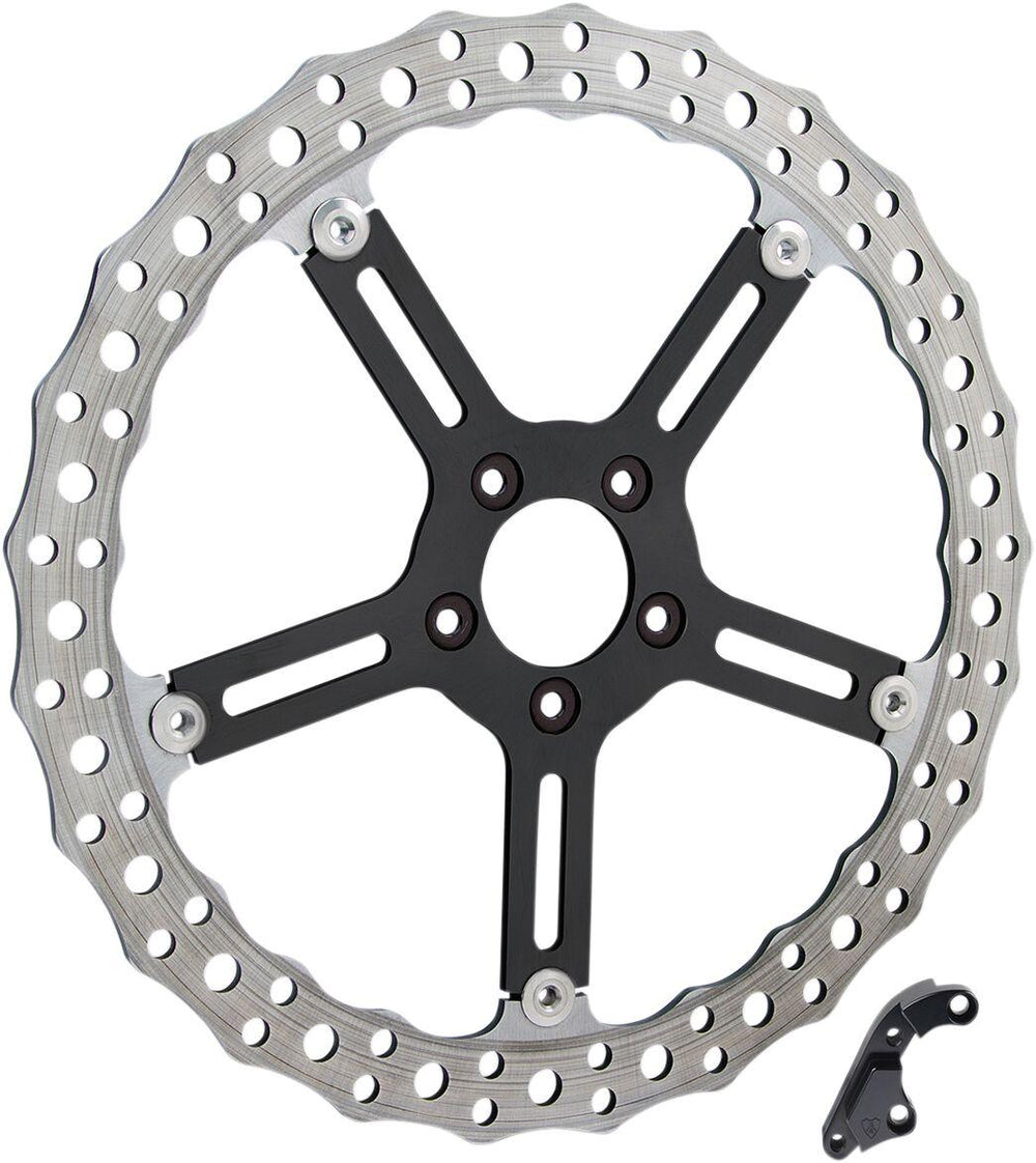 Arlen Ness Big Brake Jagged Floating Brake Disc Kit For Harley Davidson FLS 1690 2014-2016 - Front Left