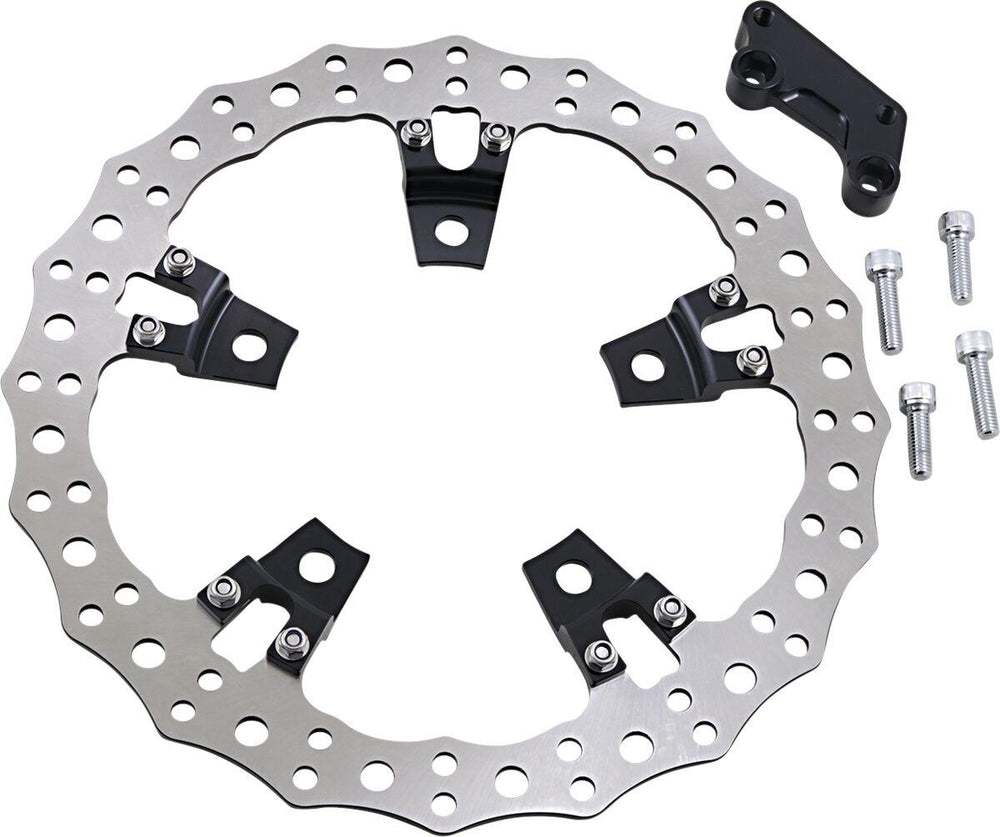 Arlen Ness Jagged Floating Brake Disc For Harley Davidson FLHFB 1868 2023 - Front Left