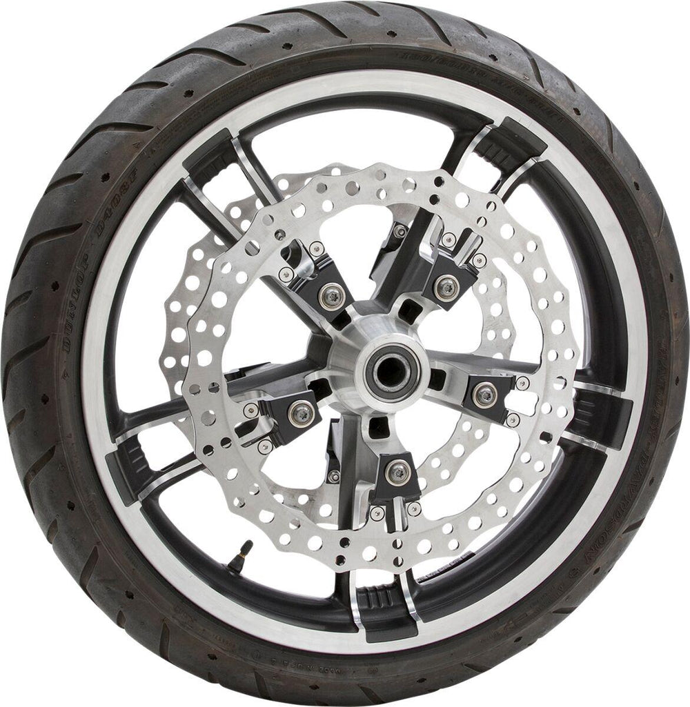 Arlen Ness Jagged Floating Brake Disc For Harley Davidson FLHFB 1868 2023 - Front Left